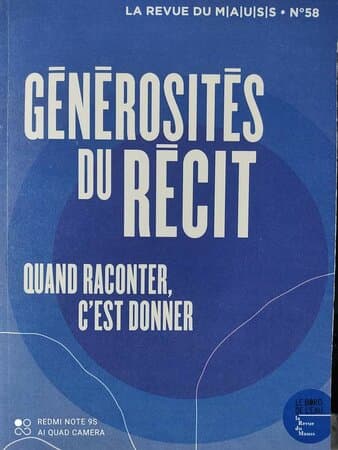 « Générosités du récit. Quand raconter c’est donner ». Votre nouveau MAUSS !